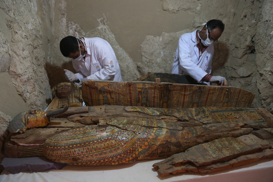 Egyptskí archeológovia objavili v