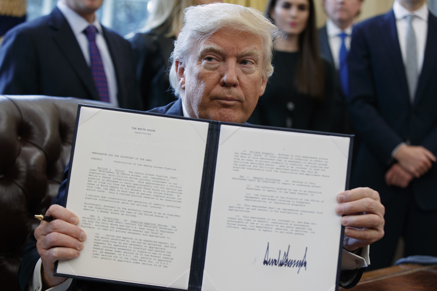 Trump podpísal výkonné nariadenie