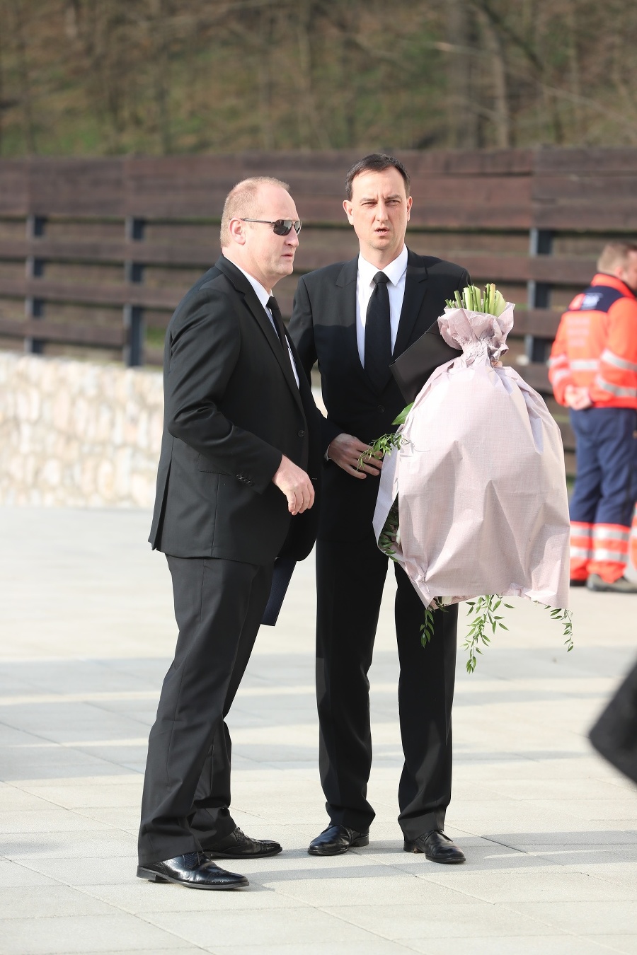 Daniel Krajcer na poslednej rozlúčke s Robom Beňom.