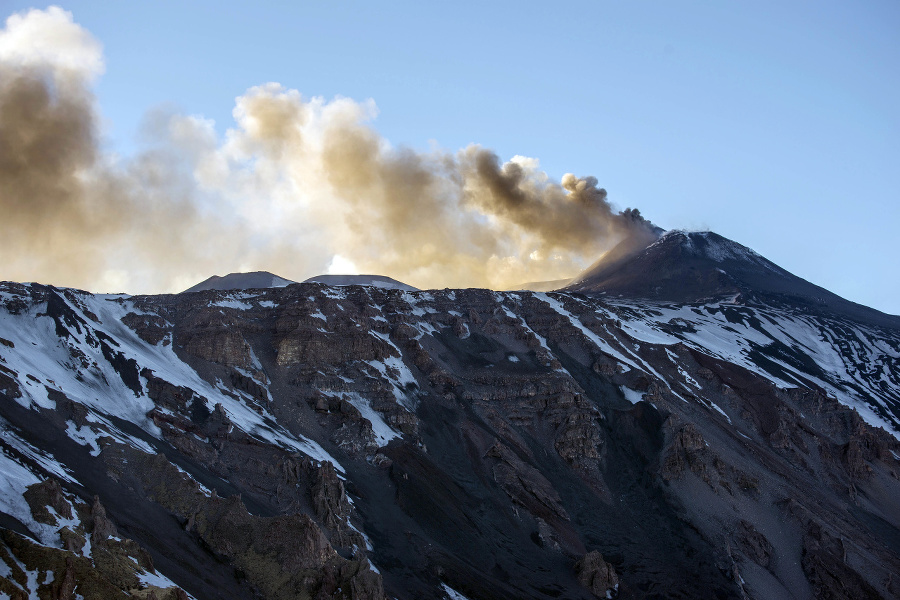 Najaktívnejšia európska sopka Etna