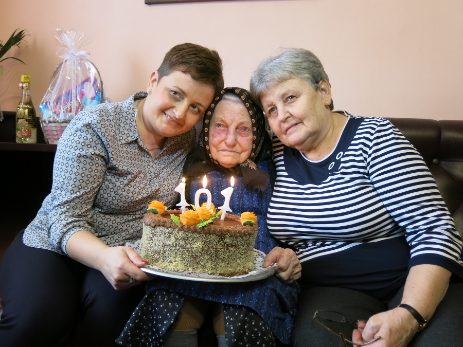 Babička má 101 rokov.