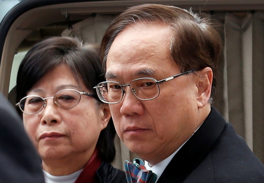 Donald Tsang s manželkou