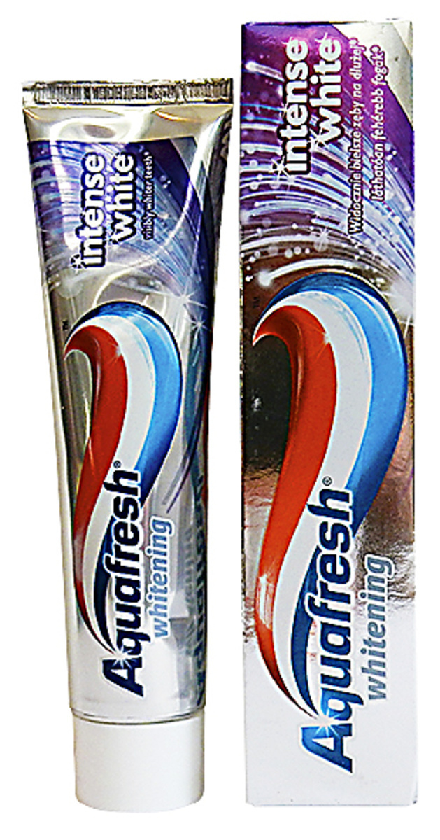 Aquafresh Whitening, Intense white.