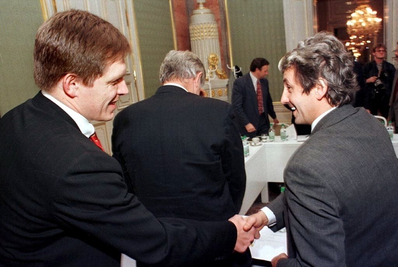 Mikuláš Dzurinda s Robertom