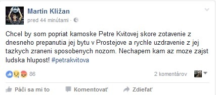 Martin Kližan zaželal Petre