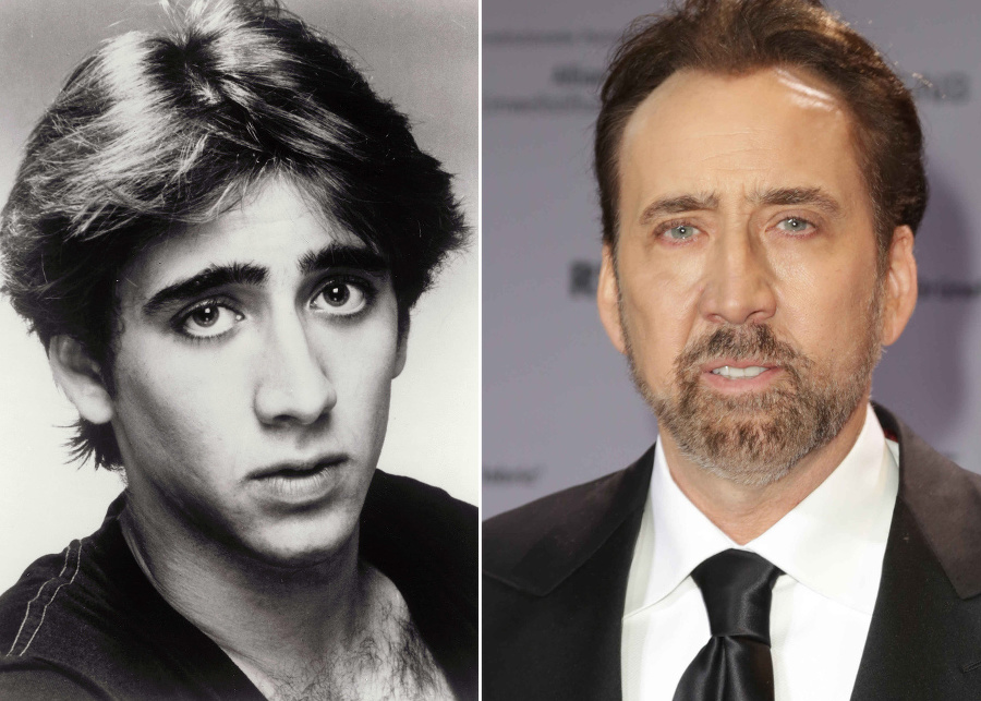 Herec Nicolas Cage vľavo