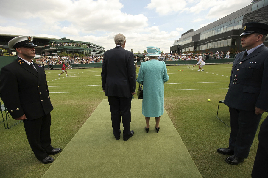 Kráľovná sa na Wimbledone