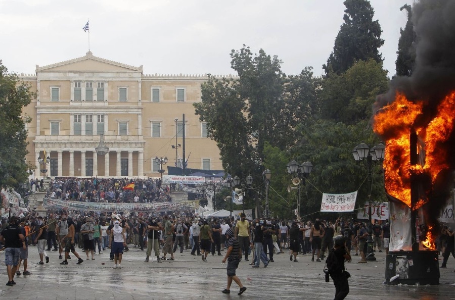 V uliciach Atén sa