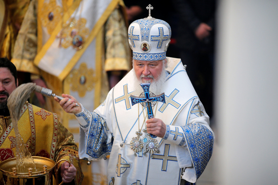 Ruský patriarcha Kirill posvätil