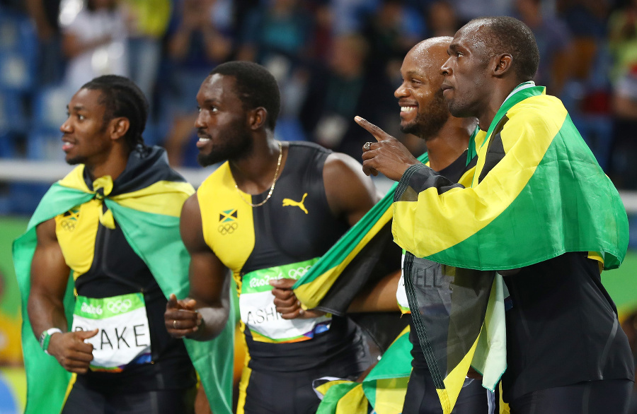 Jamajské atletické kvarteto Asafa