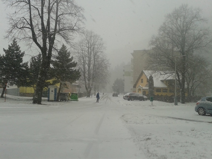 Sneh v Liptovskom Mikuláši