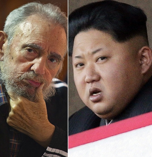 Fidel Castro, Kim Čong-un.
