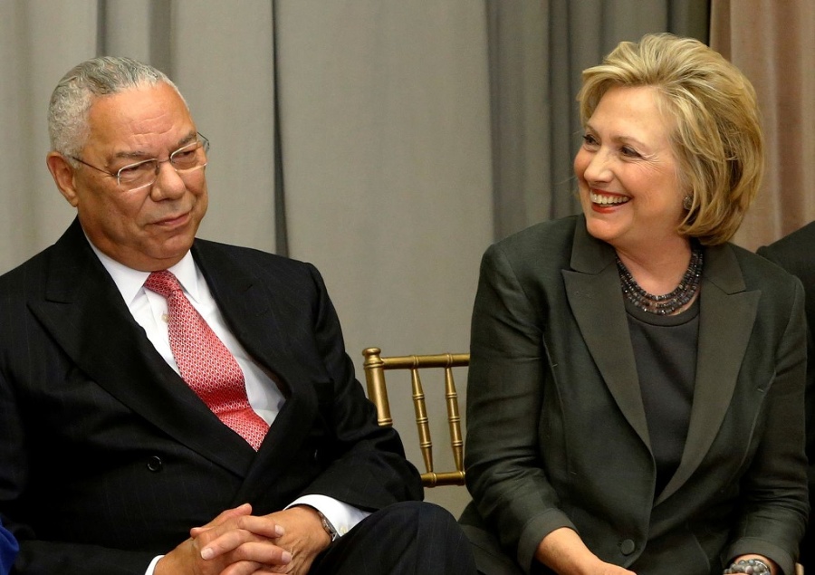 Colin Powell a Hillary