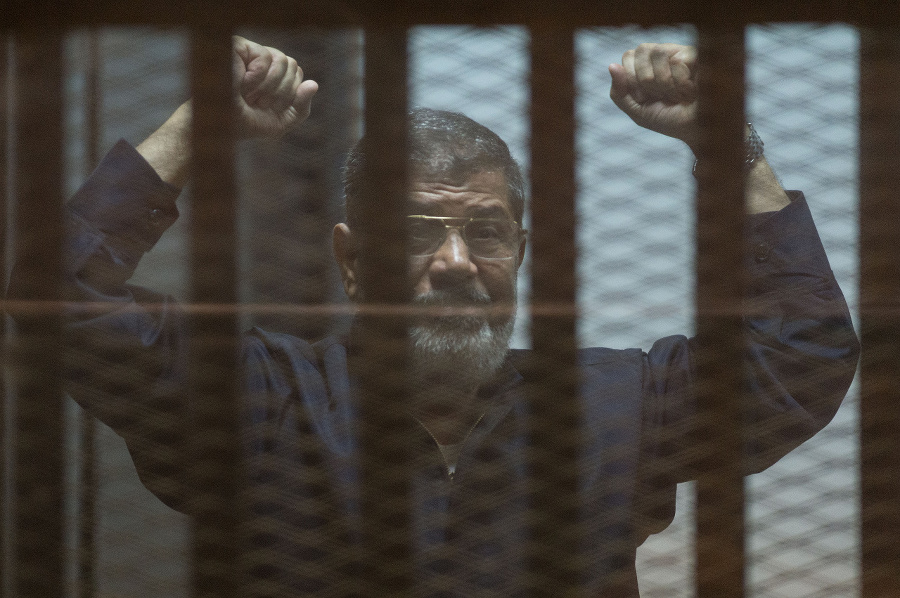 Egyptský exprezident Muhhamad Mursí.