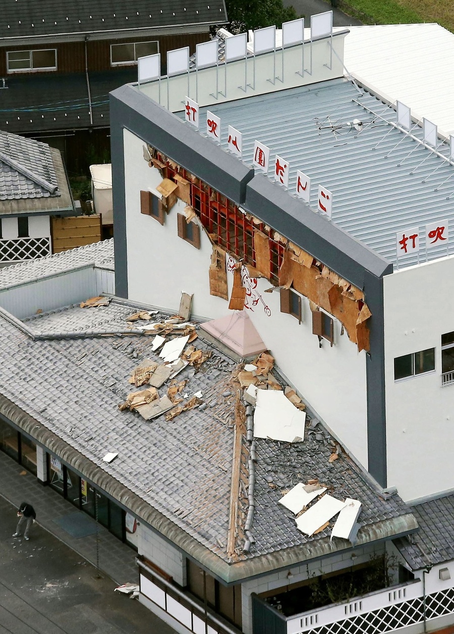 Zemetrasenie v Japonsku v