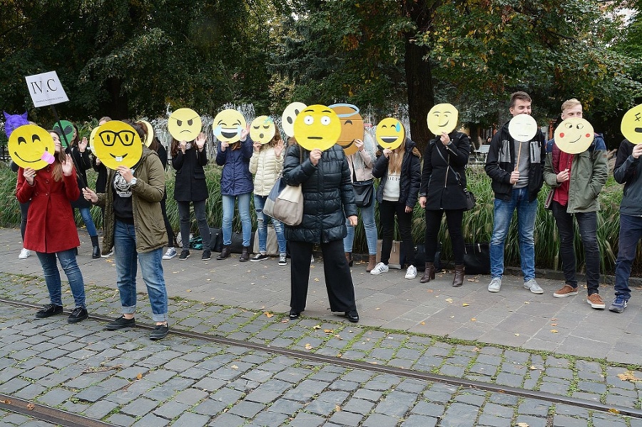 Centrum Košíc ovládli živé