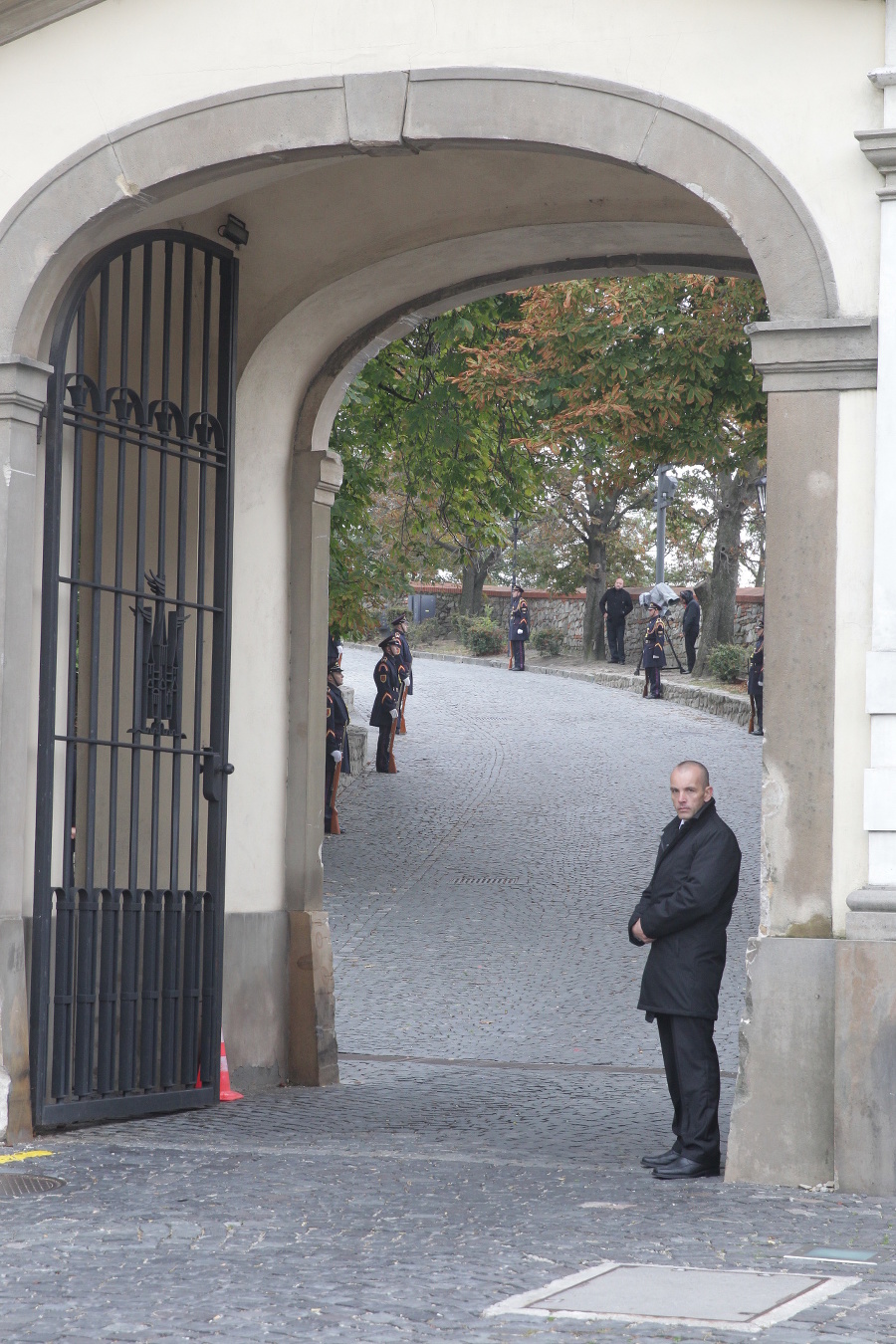 Príslušníci Čestnej stráže prezidenta