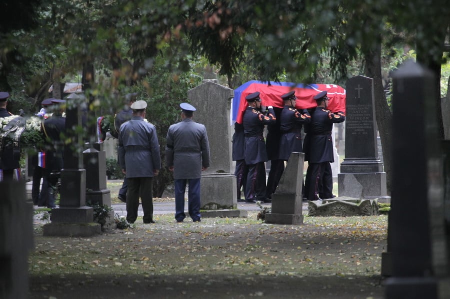 Pohreb na Ondrejskom cintoríne.