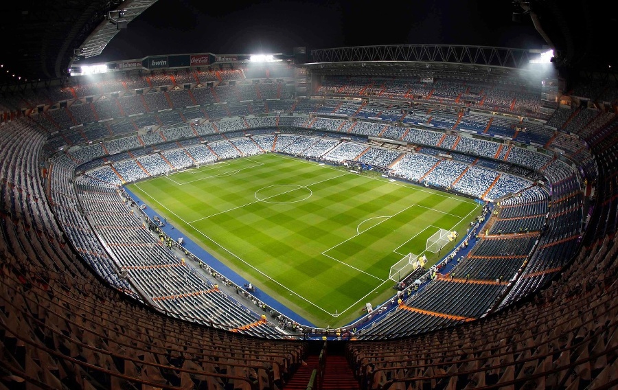 Slavný stadion Realu Madrid