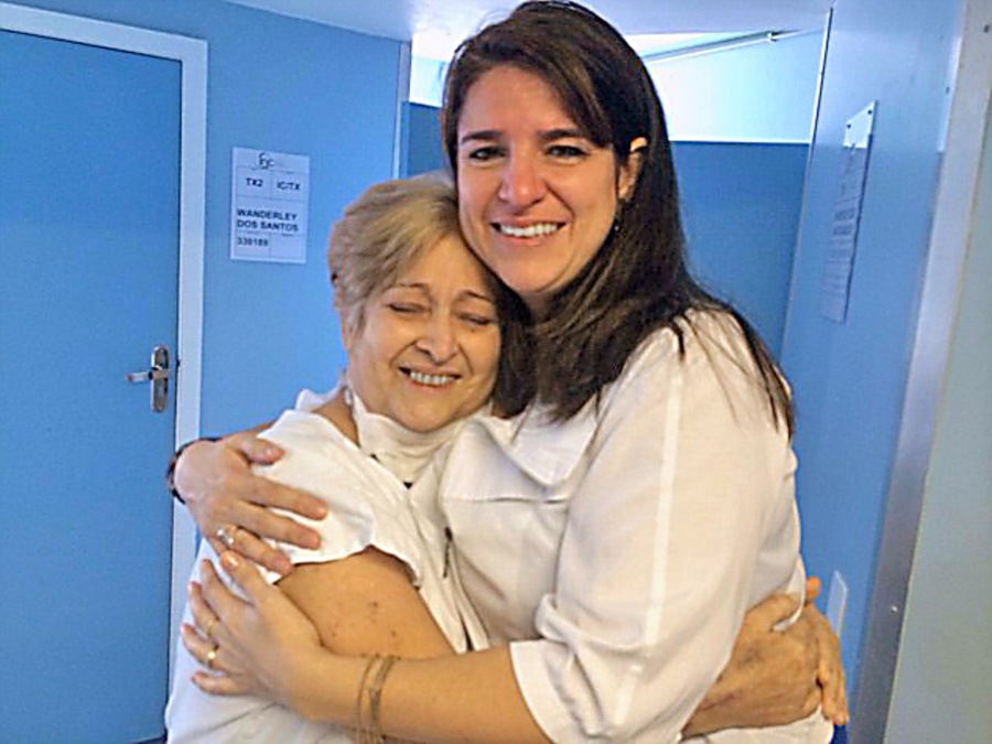 ŠŤASTNÍ: Ivonetta(vľavo) s dcérou po transplantáciisrdca