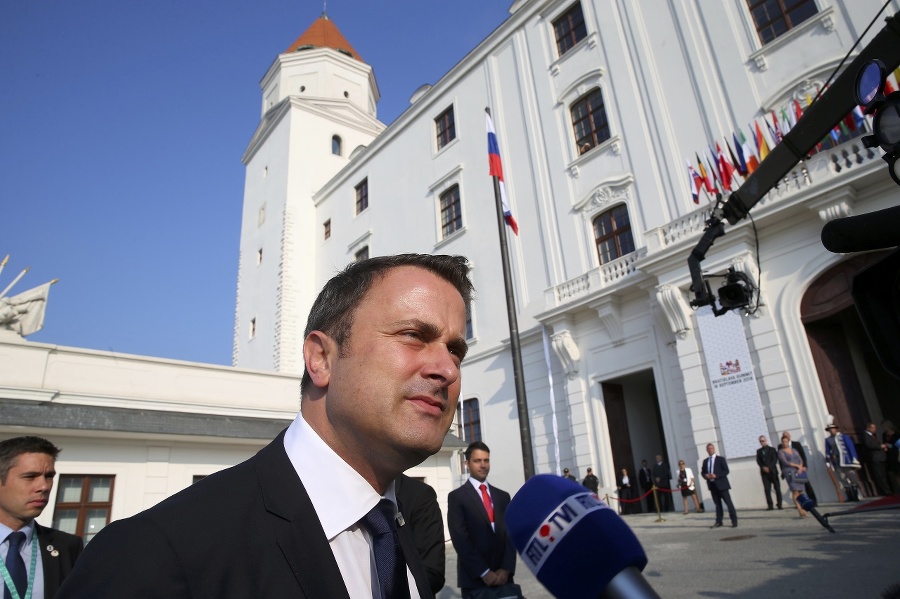 Luxemburský premiér Xavier Bettel