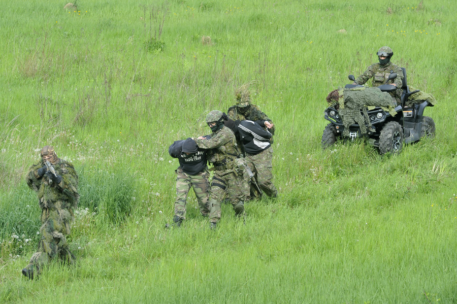 Slovenskí policajti zadržiavajú nelegálneho