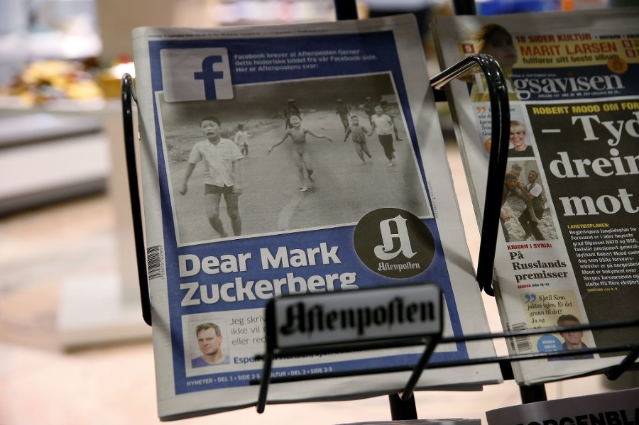 Denník Aftenposten kritizuje cenzúru