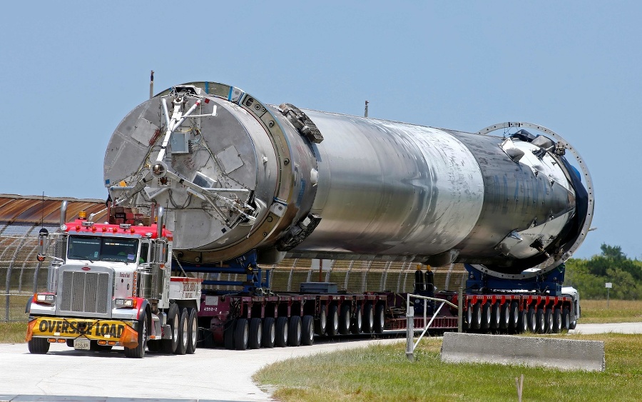 Skúška rakety SpaceX Falcon