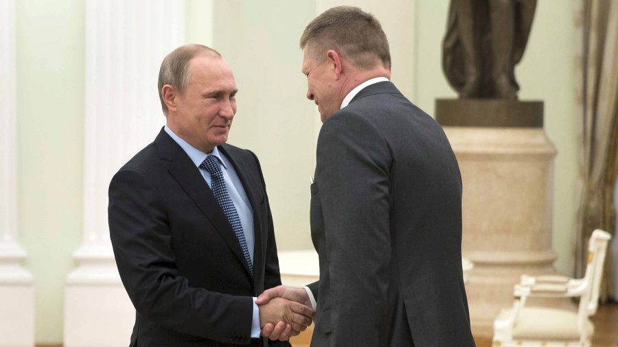 Premiér Fico ubezpečoval Putina