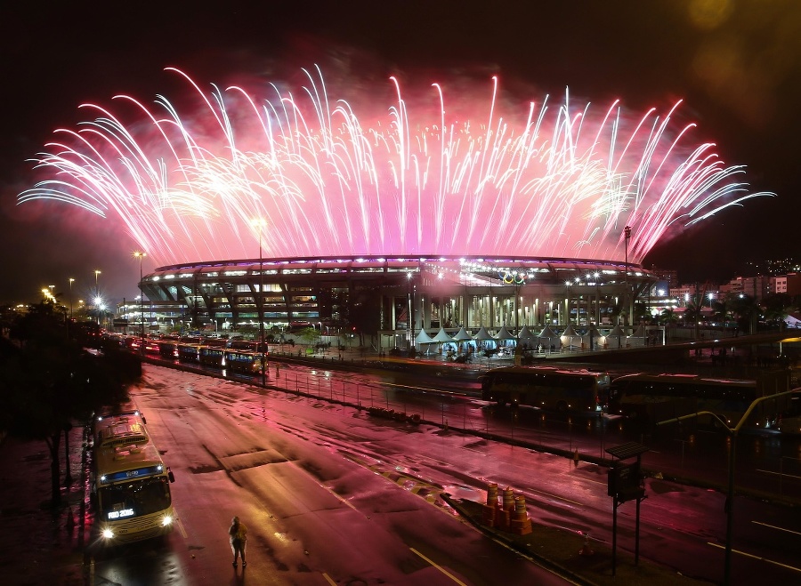 Momentka zo záverečného ceremoniálu