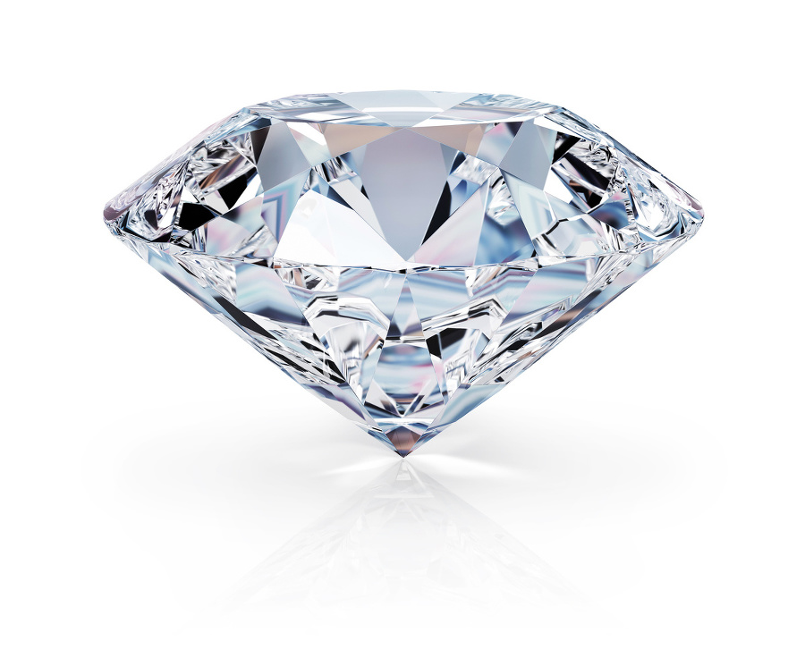 Lom má tvar diamantu.