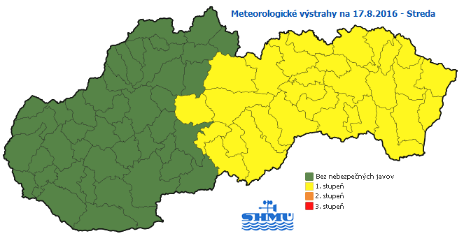 Polovica Slovenska je pod