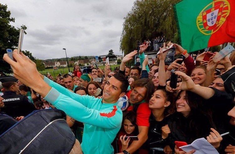 Selfie s Ronaldom. Teraz