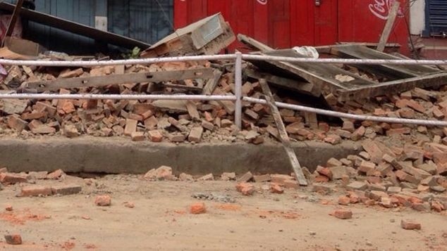 Káthmandu je zničené.