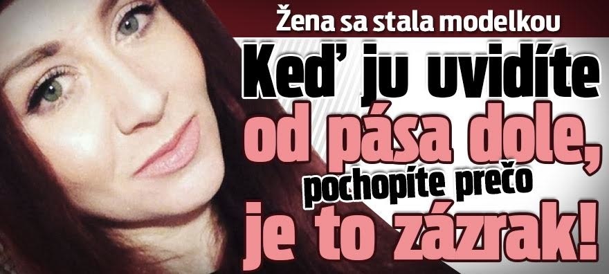 Žena sa stala modelkou