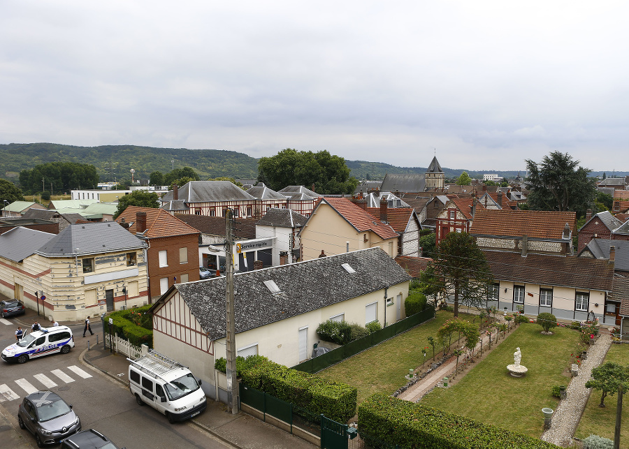 Pohľad na francúzske mesto