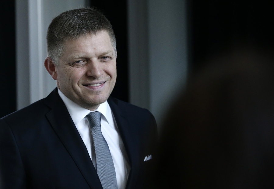 Robert Fico na tlačovej