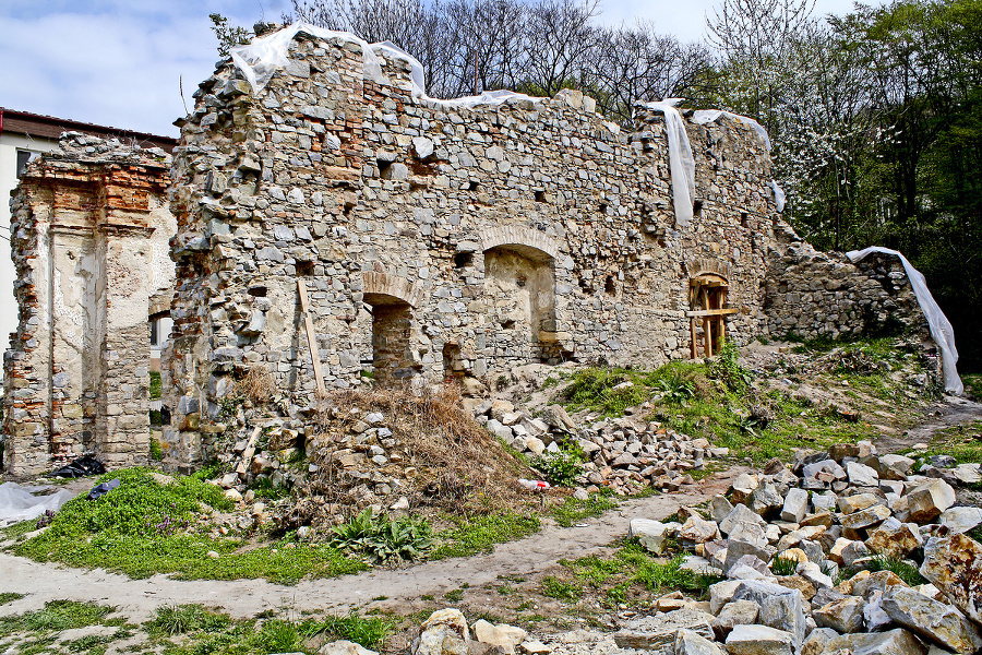 Zvyšky príbytku kamaldulského mnícha.