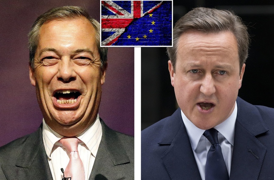 Zástanca brexitu Nigel Farage