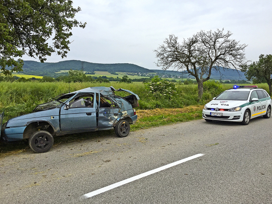 Auto zostalo po náraze