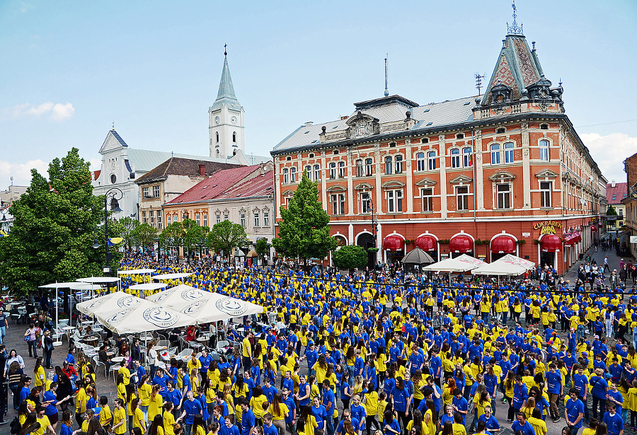 V centre Košíc dokopy