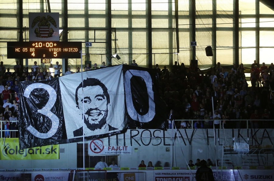 Miroslav Hlinka v drese Banskej Bystrice. Tam strávil záver svojej kariéry.