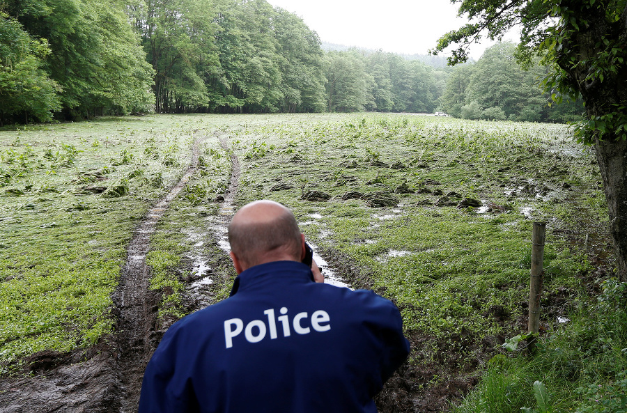 Policajt v belgickom Hargimonte