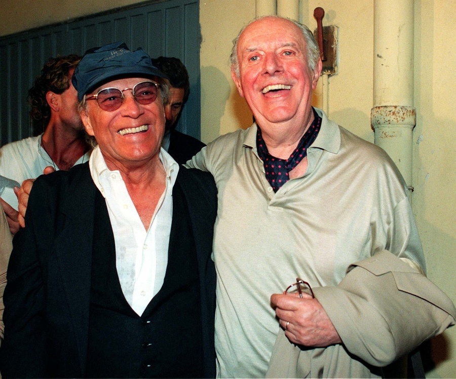 1997: Giorgio Albertazzi (vľavo)