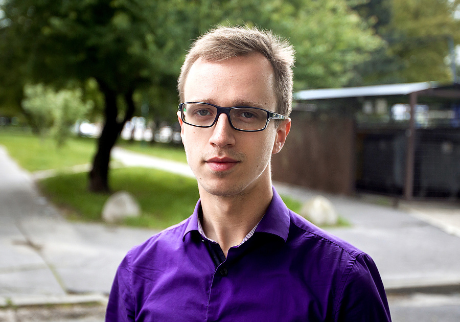 Michal Fedor (24), hudobník