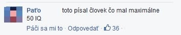 Na Facebooku oznam zdvihol