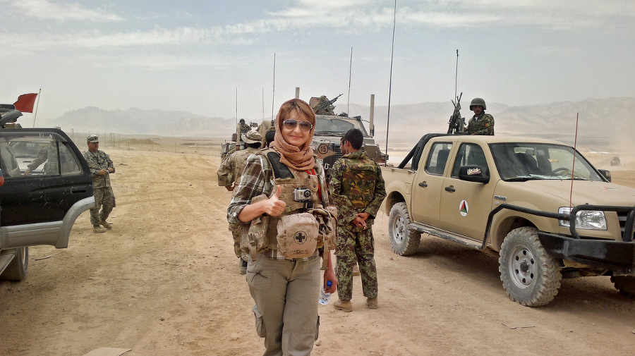 V Afganistane: Na vojenskej základni