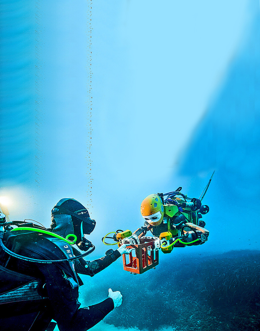 Šikovný robot vie potápačom