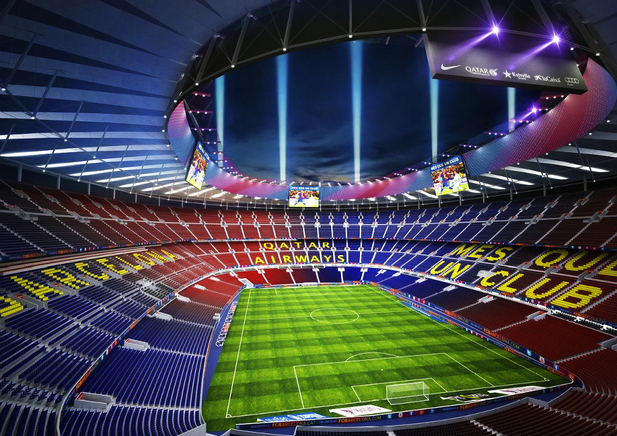 Nový Camp Nou vyrastie