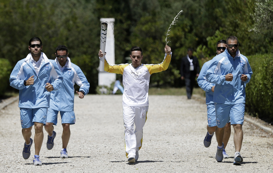 Grécky gymnasta Eleftherios Petrounias